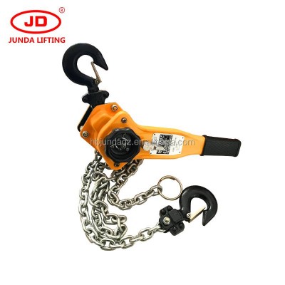 Hebei Junda 0.75t 1.5t 3t 6t 9t Va Type Manual Lever Chain Hoist Lift Block Build Construct Tool Equipment