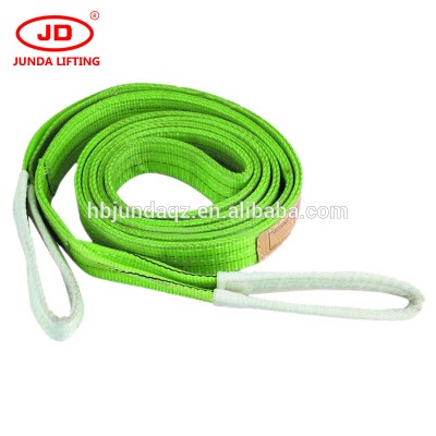 1 ton to 30ton lifting polyester webbing sling belt price webbing sling with flat eye