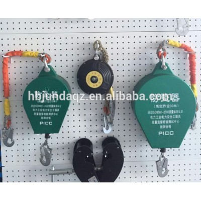 Safety Construction Equipment Retractable fall arrester wtih 150kg 3m, 10m, 15m till 50m