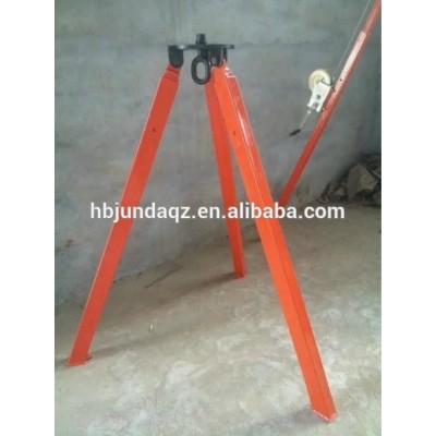 1t 2t 3t 3M Hand Operated Safety Fall Protect Rescue Tripod in Workplace