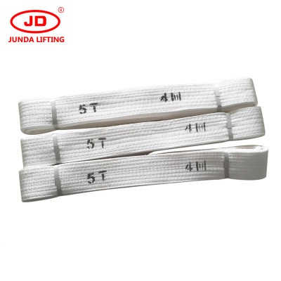 high quality webbing sling white lifting belt