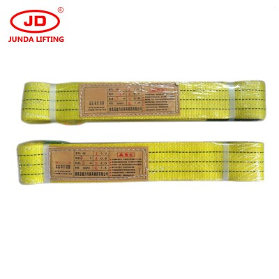 6 ton polyester webbing sling weight lifting belt crane