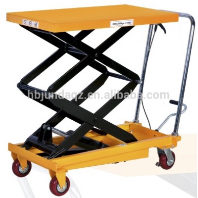 2017 new Scissor type lifting height work platform China factory