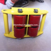 360 degree 6t 12t 24t machinery moving transport trolley carrying & transport roller skates