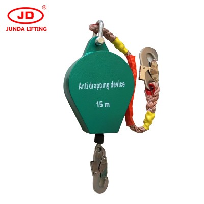 3M-40M Retractable Fall Arrester Safety / Wire rope safety fall arrester