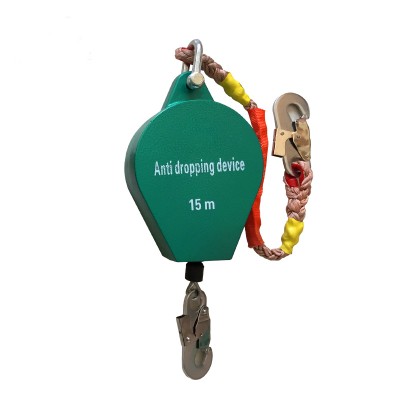 best price 3m 5m 10m 15m 20m 30m 40m 50m safety falling protector, fall arrester in line construction